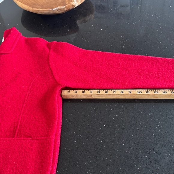 Jacket Lisa International Bold Red Teddy Jacket - Picture 6 of 9